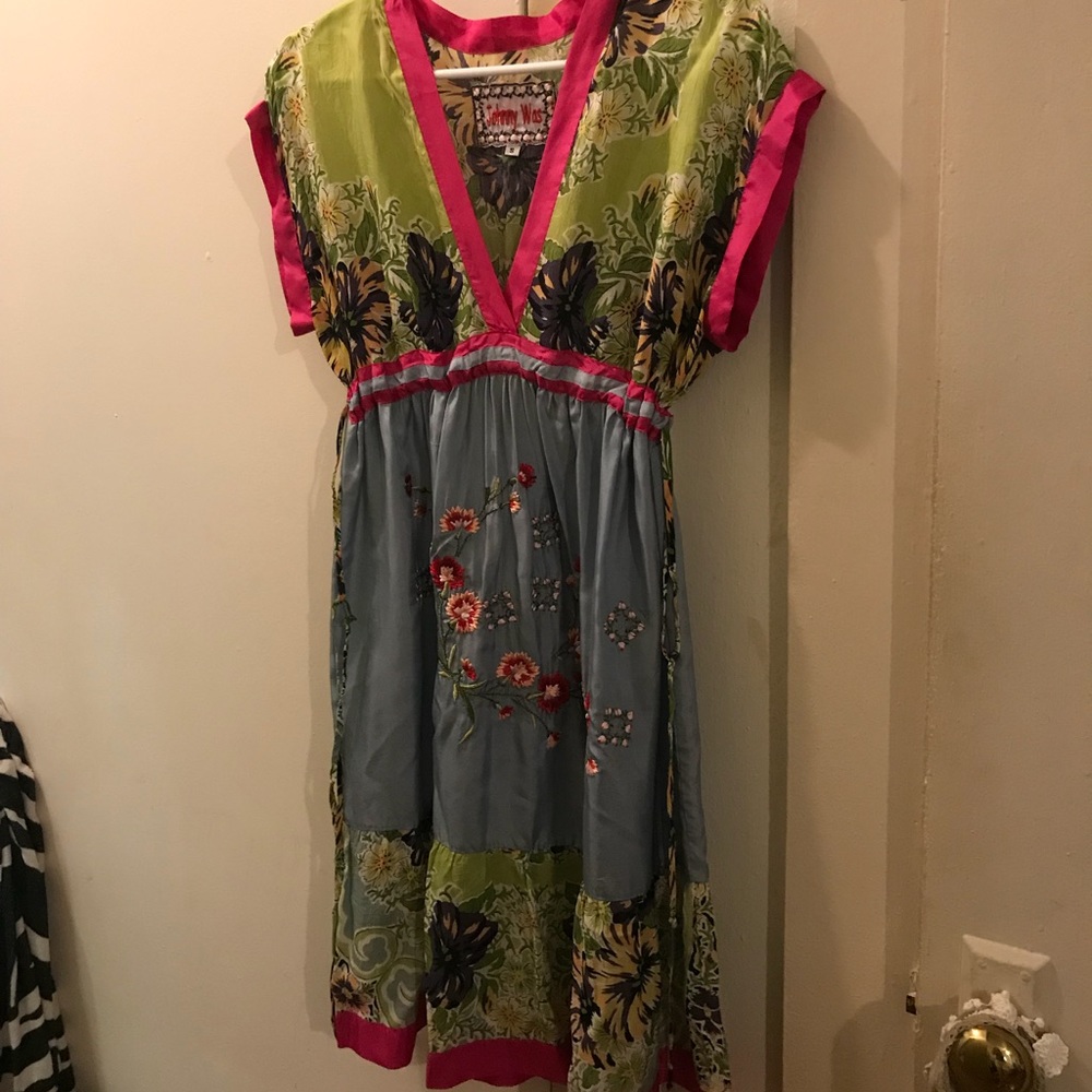 Johnny Was Silk Dalphine Dress